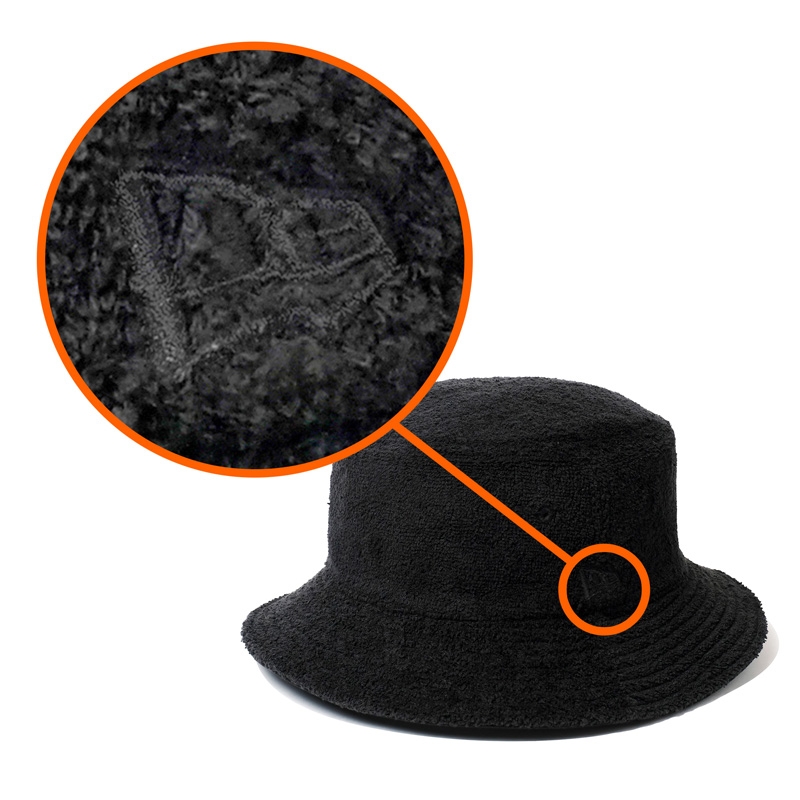 NO GOOD TV × NEW ERA オリジナルバケットハット（PILE BLACK） : N
