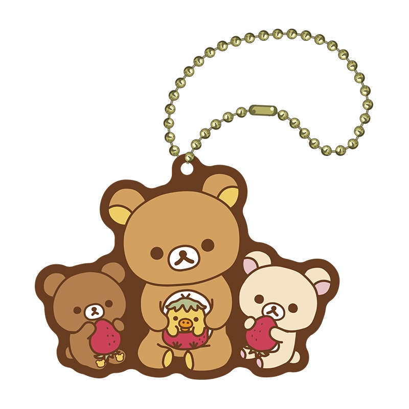 リラックマ/ラバーストラップセット(全5種、10個1BOX)【Loppi・HMV限定