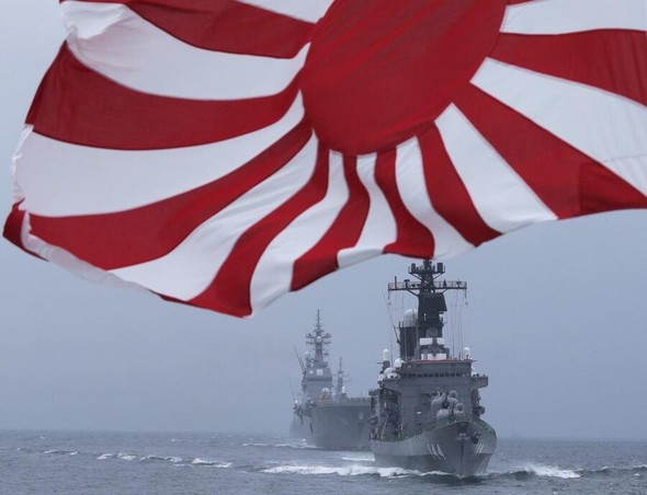 日本の自衛隊艦艇、今月末に「旭日旗」を掲げ釜山港に入港の見込み