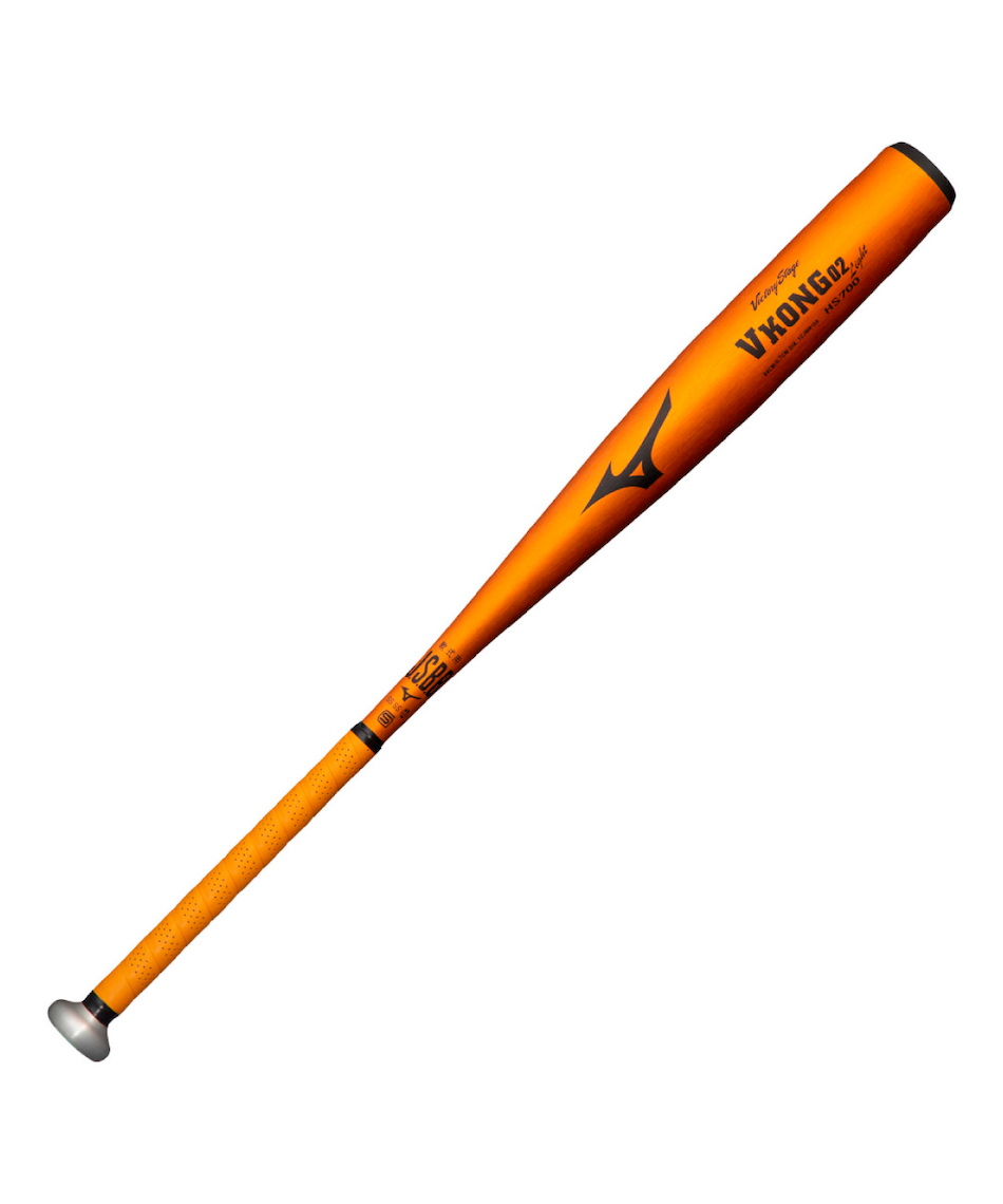 ミズノ(MIZUNO) 野球 一般軟式バット 軟式用金属製 Vコング02 ライト