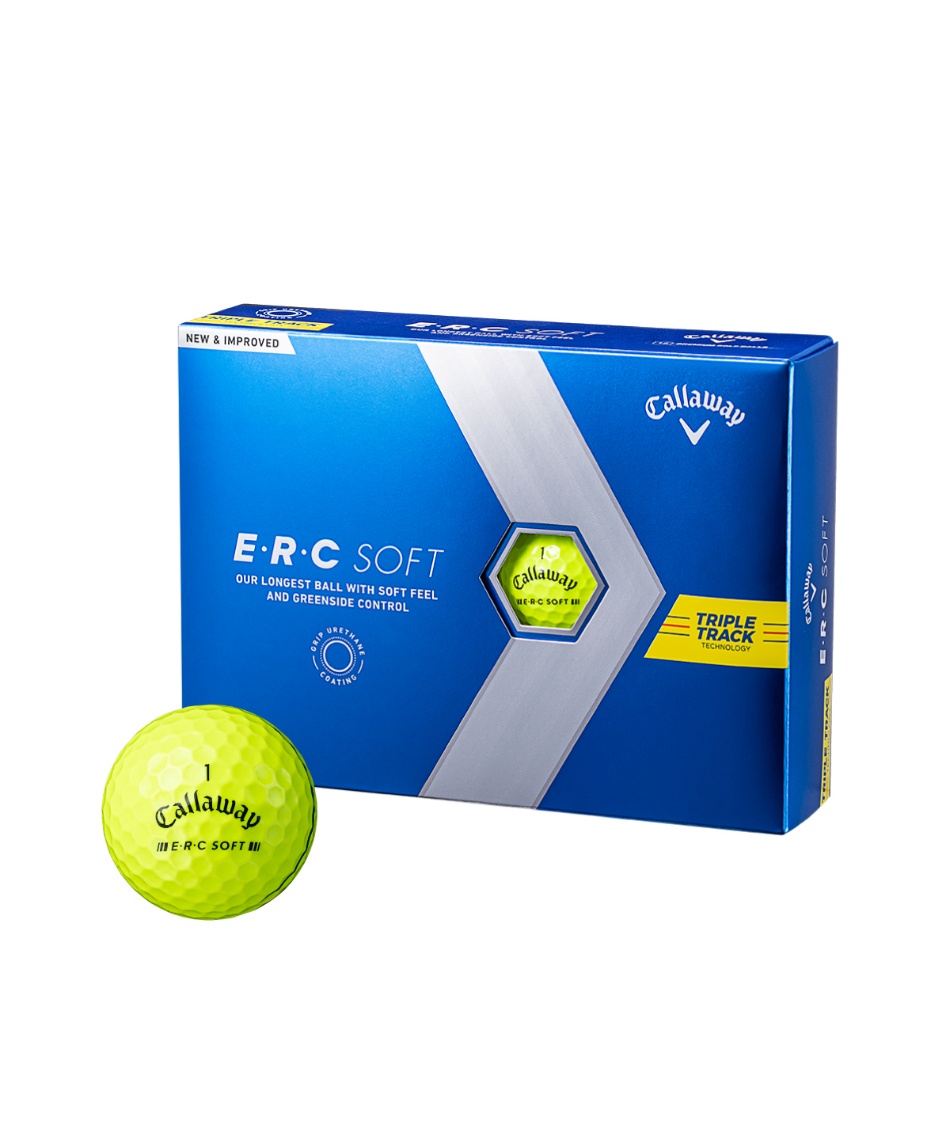 キャロウェイ(Callaway) ゴルフボール 1ダース 12個入 ERC SOFTボール