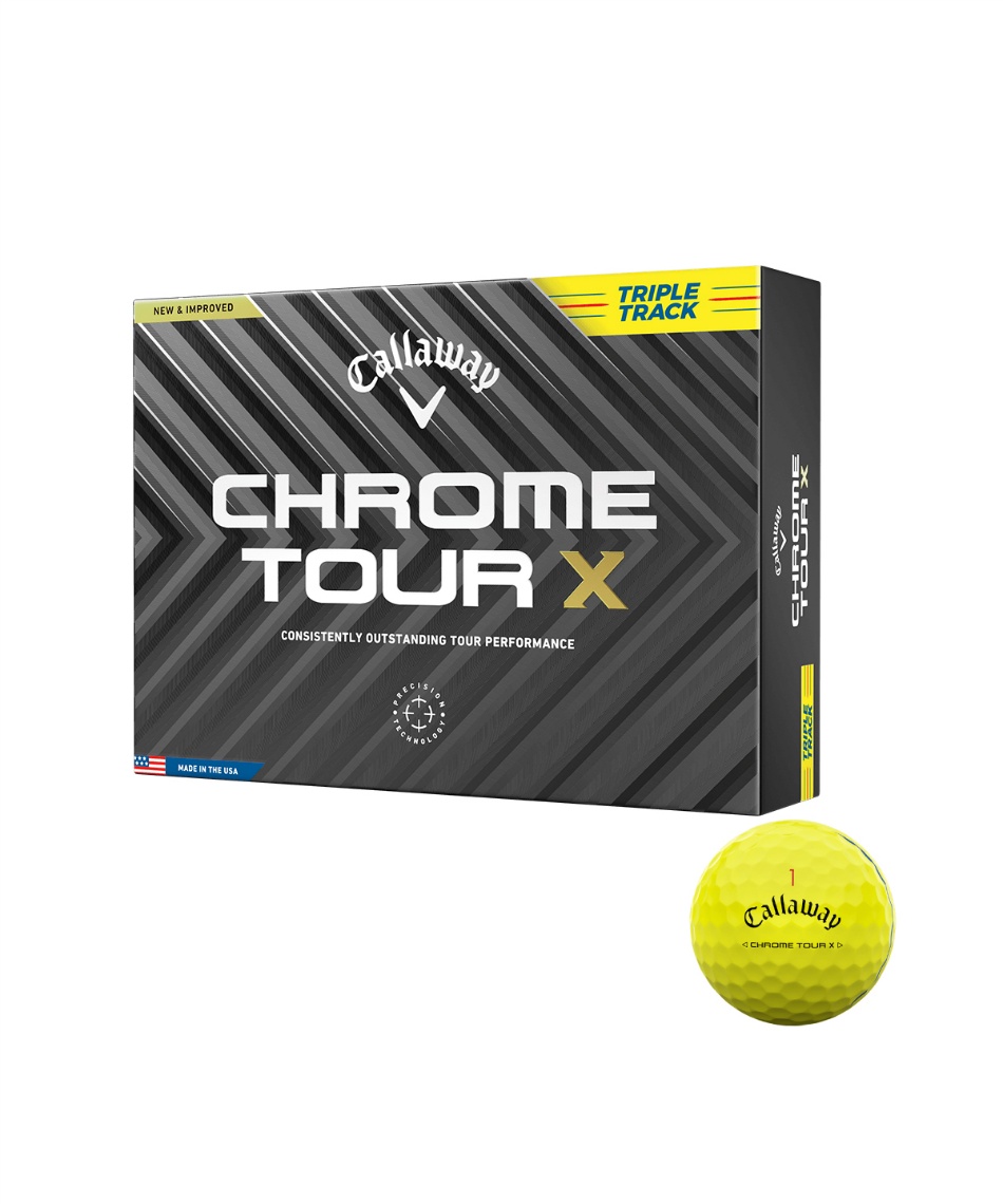 ゴルフボール 1ダース 12個入クロームツアーエックスCHROME TOUR X