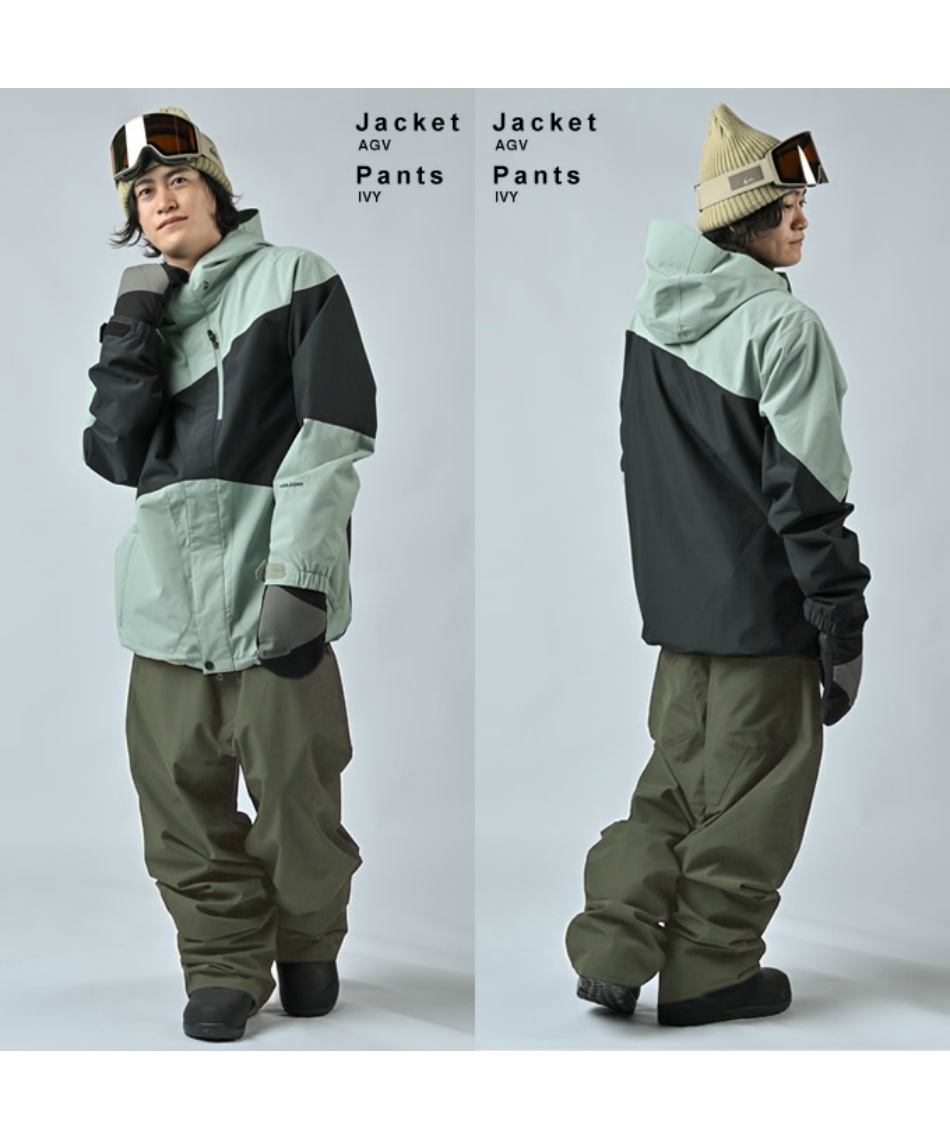 ボルコム(VOLCOM) スノーボードウェア 上下セット Primry Insulated