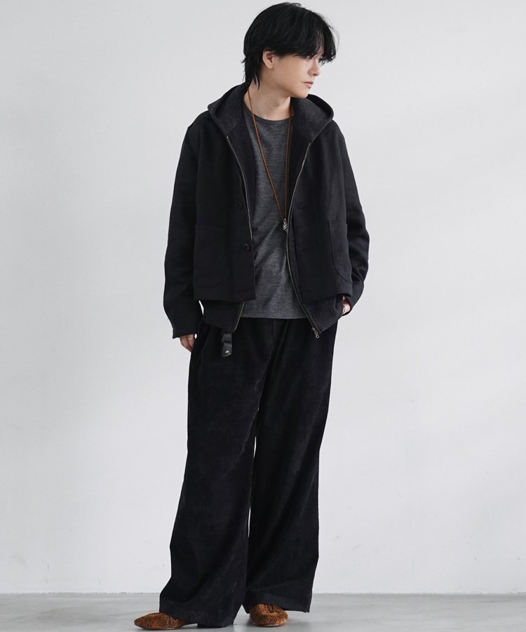 LINEN CROPPED CHORE JACKET / 商品詳細ページ / LIDNM / Llife ONLINE