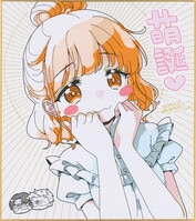 2206］ わたなべひろし 直筆色紙「魔法のプリンセス ミンキーモモ」