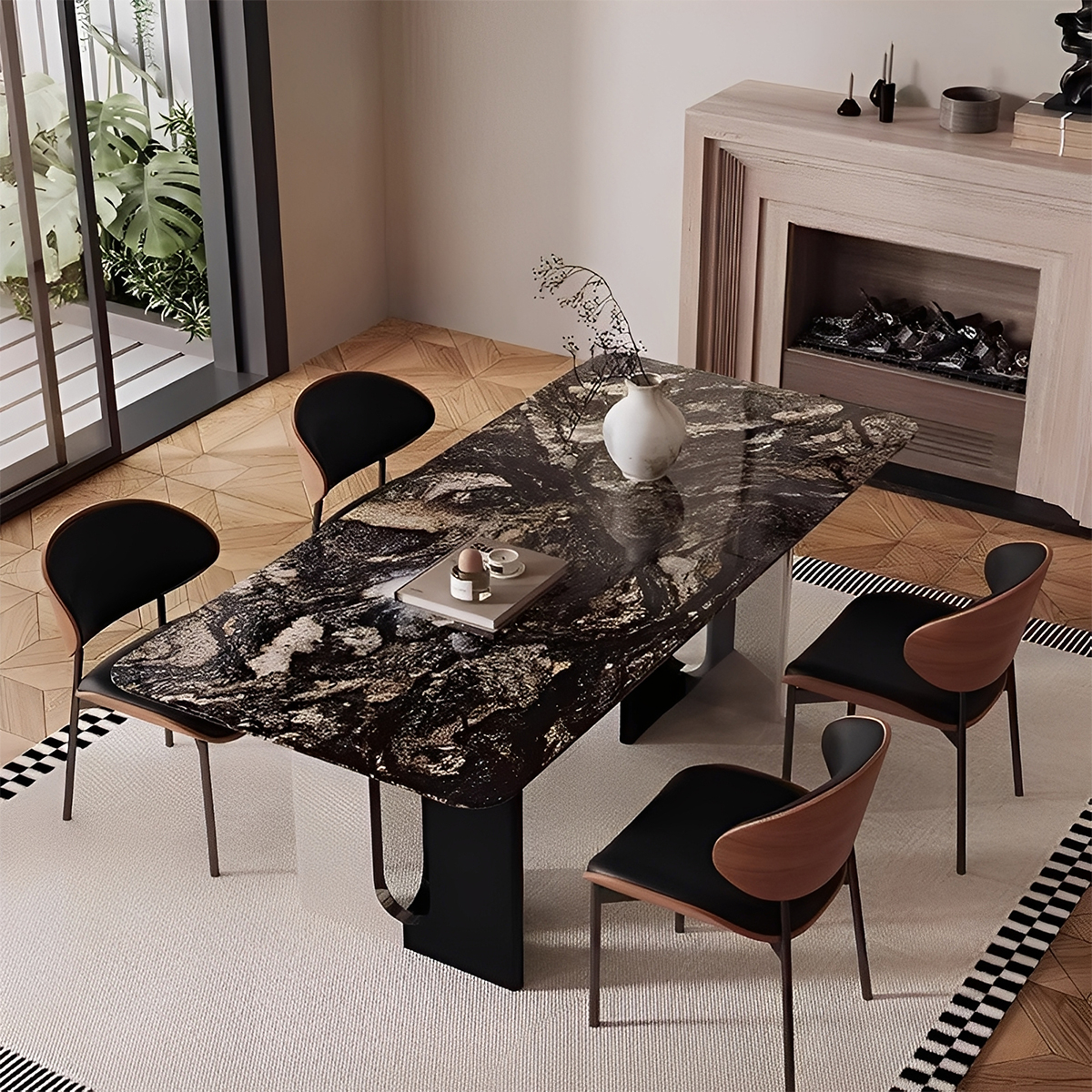 大理石 テーブル｜高級感あふれる洗練デザイン【CAGUUU公式】