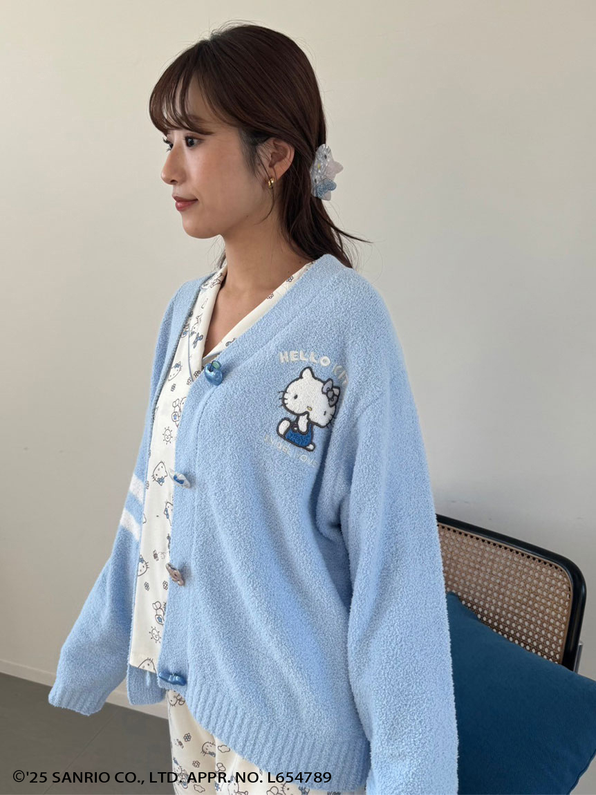 WEB限定カラーあり】【HELLO KITTY】ニットカーディガン(カーデ