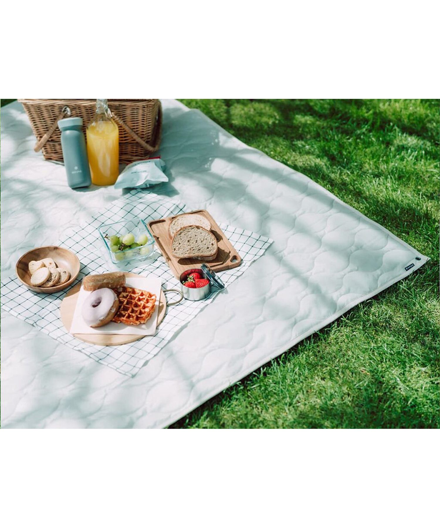 ピクニックラグ M ライトグレー| スノーピーク(Snow Peak)