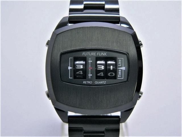 FUTURE FUNK (フューチャー ファンク) FF101-BK-MT - ギャラリーEX時計館