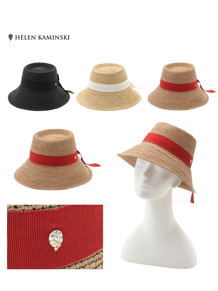 帽子】ヘレンカミンスキー (HELEN KAMINSKI) CLOVER ラフィア バック