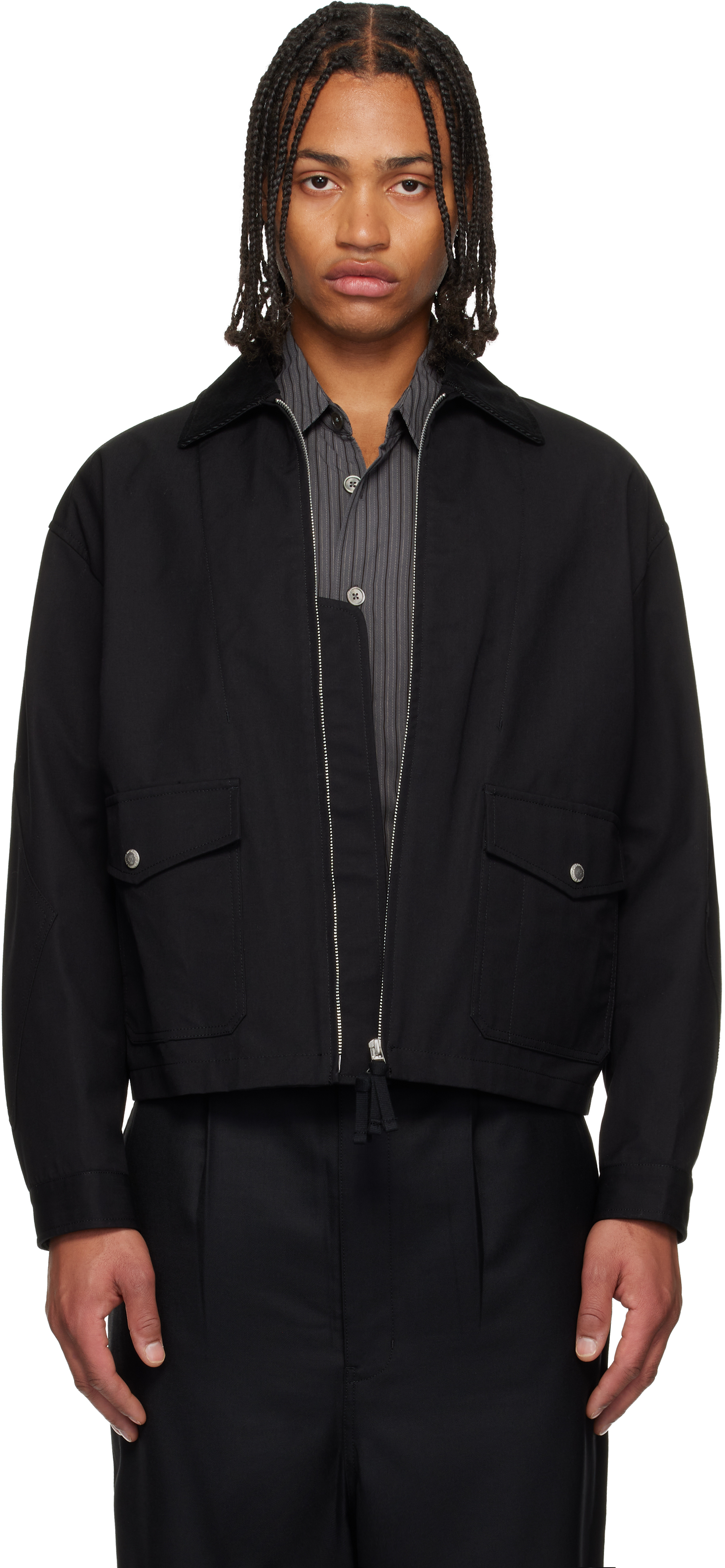 Comme des Garçons Hommeのブラック Cordura Triple Layer コットン