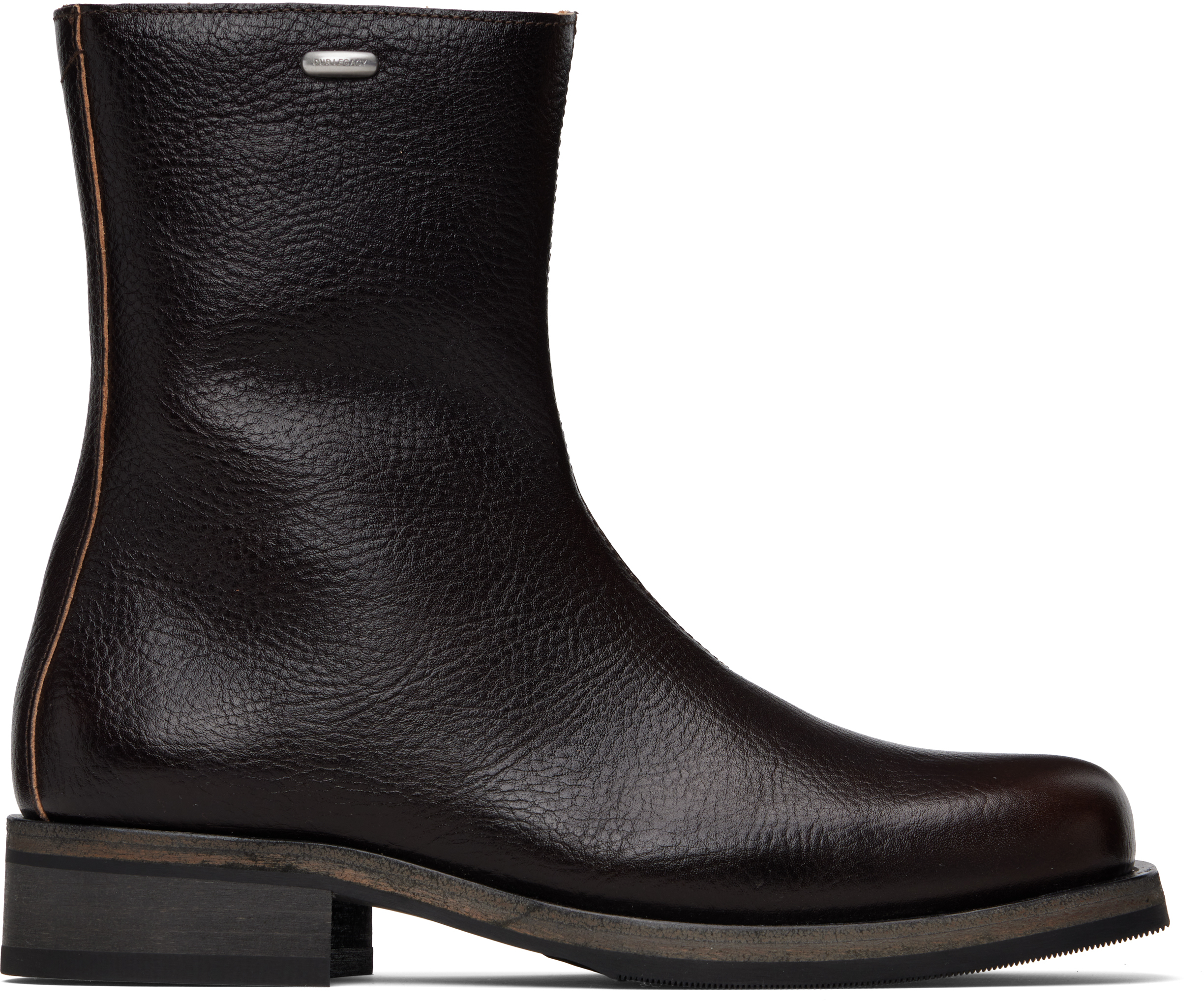 OUR LEGACY: Brown Camion Boots | SSENSE Canada
