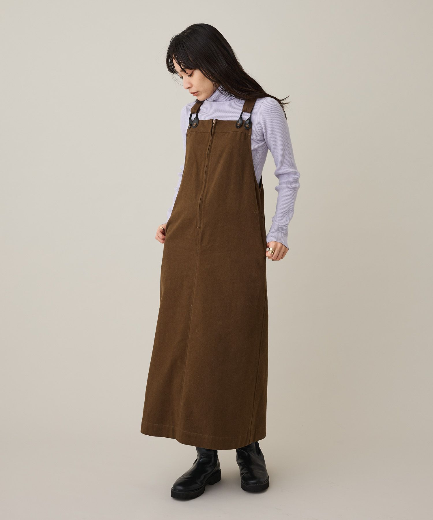 フロントジップジャンパースカート/CRAFT STANDARD BOUTIQUE（クラフト