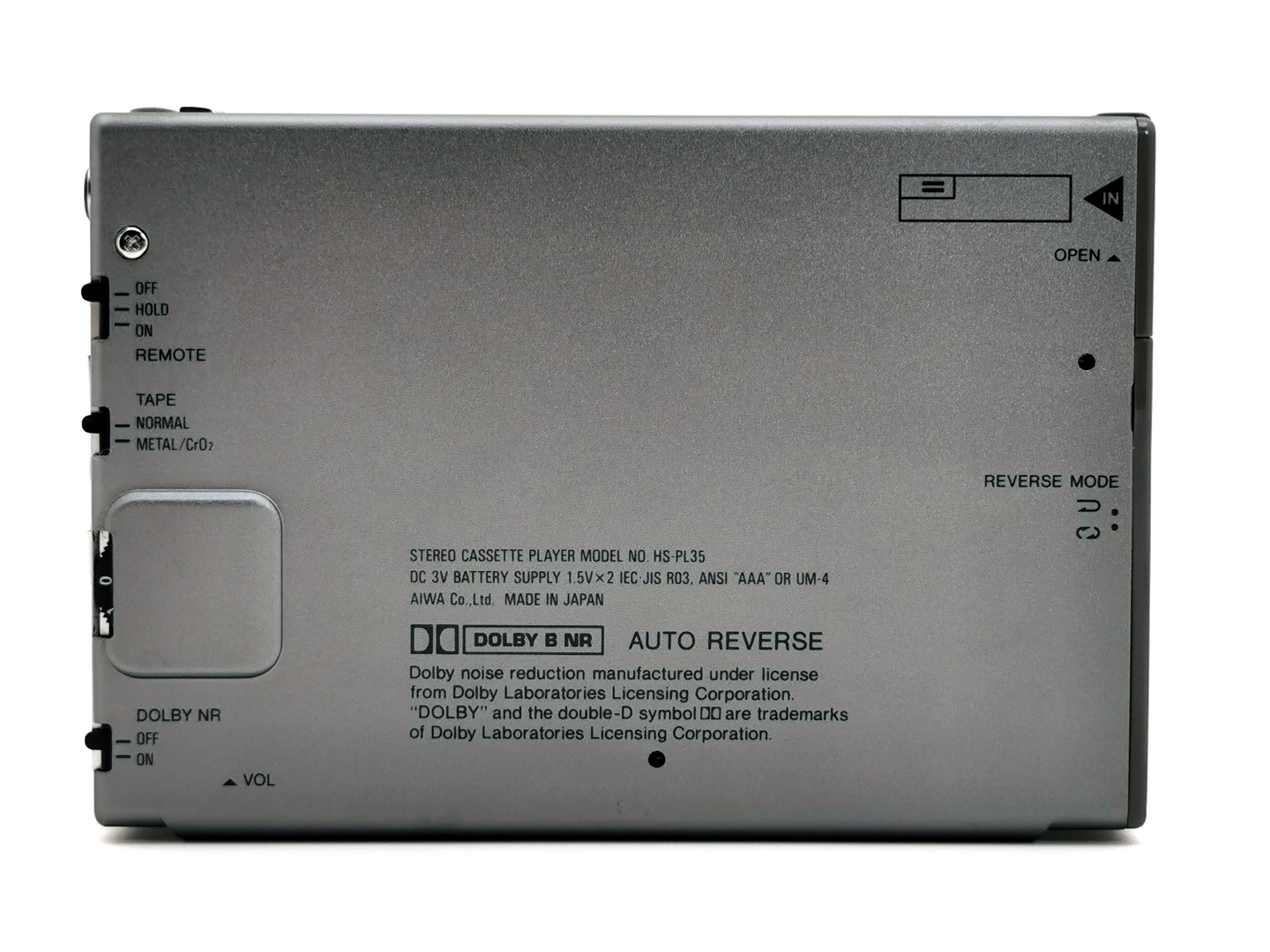 Aiwa HS-PL35 ▷ Walkman.land