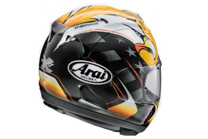 新製品】Arai、ケニー・ロバーツレプリカ「RX-7X KR アメリカン