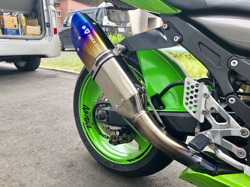 カワサキ ZX-12R マフラー 口コミ・動画インプレッション (1) | バイク