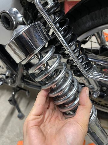 ヤマハ SR400 DAYTONA:デイトナ サスペンション 口コミ・動画