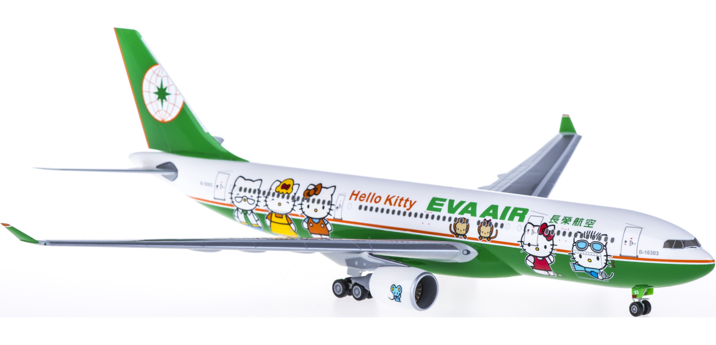 HG3350G EVA Air 长荣航空Airbus A330-200 B-16303 Hello Kitty Hogan