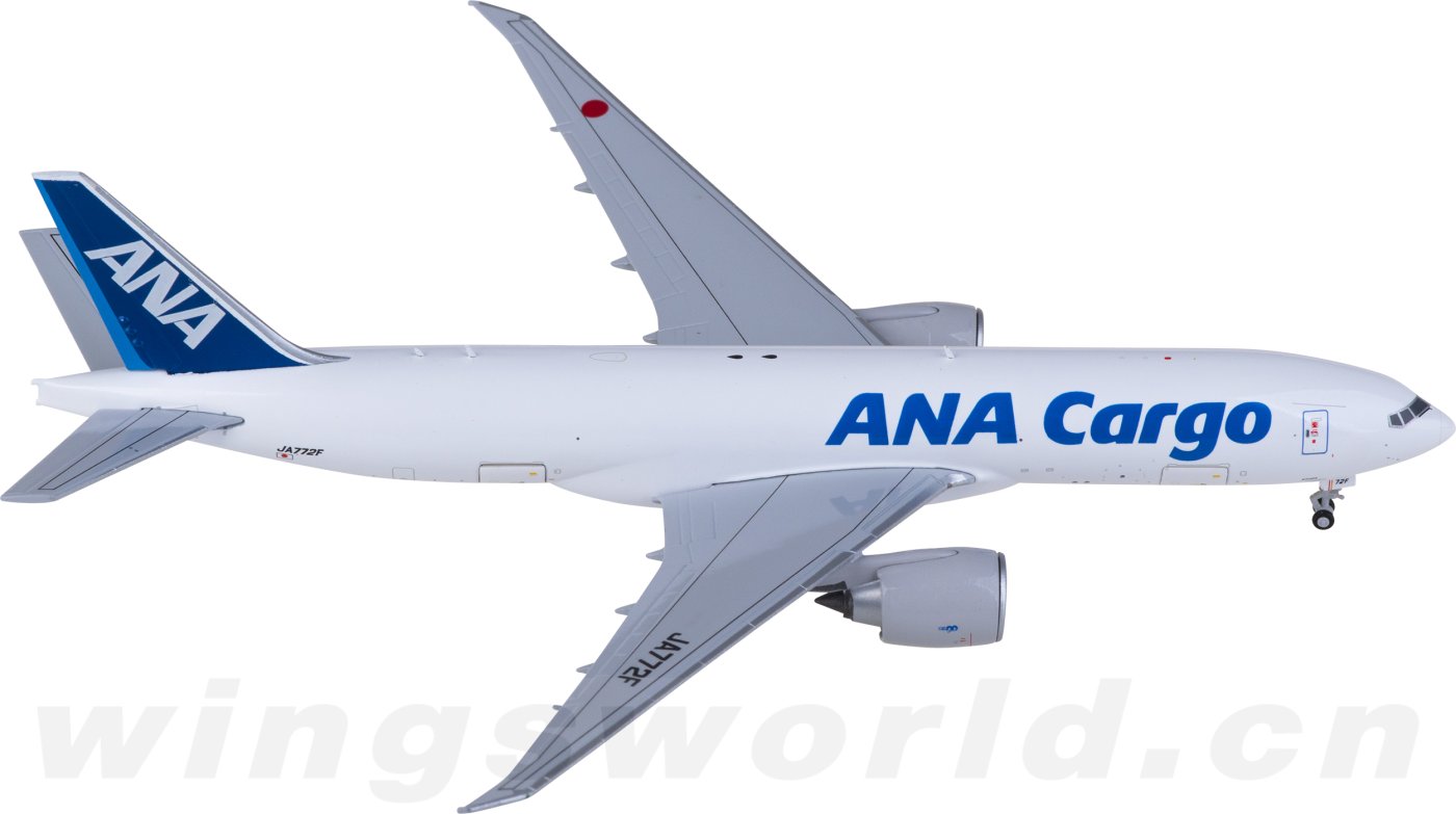 XX40084C ANA 全日空Boeing 777-200LRF JA772F 开门货机JC Wings 1:400