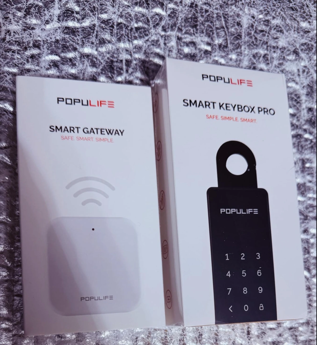 Populife スマート キーボックス プロ (オンライン バージョン) - 安全