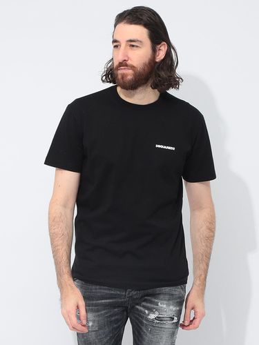 DSQUARED2 (ディースクエアード) プリント クルーネック 半袖 Tシャツ