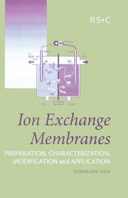 Preparation of Ion Exchange Membranes - DSpace