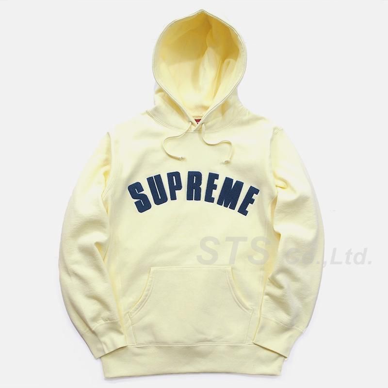 Supreme - Chenille Arc Logo Hooded Sweatshirt - UG.SHAFT
