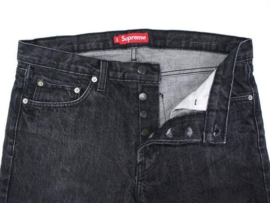 Supreme - Rigid Denim - Black (Narrow Fit)/W32【USED】状態B - UG.SHAFT