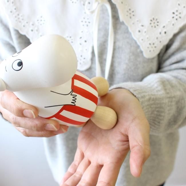 ムーミン Moomin/木製つぼ押し人形 （ミムラ）/ハンドペイント | 雑貨