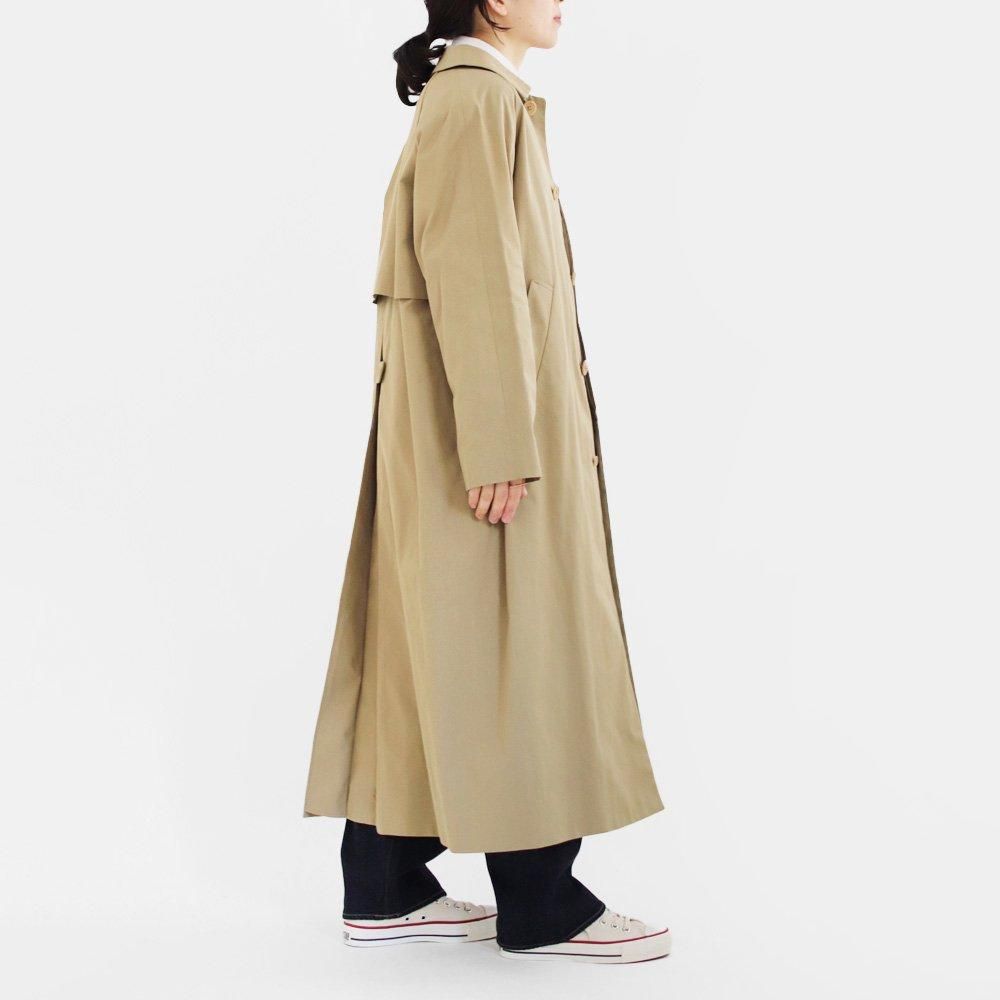 Yaeca Women | ステンカラーコートロング Khaki