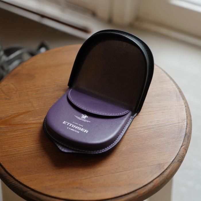ETTINGER】SMALL TRAY PURSE スターリングシリーズ馬蹄型コインケース
