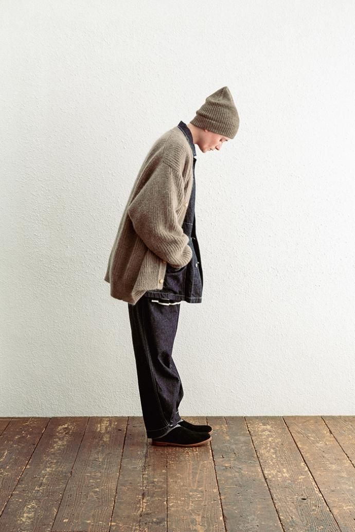 INNAT / KID MOHAIR CARDIGAN - Pink キッドモヘア カーディガン