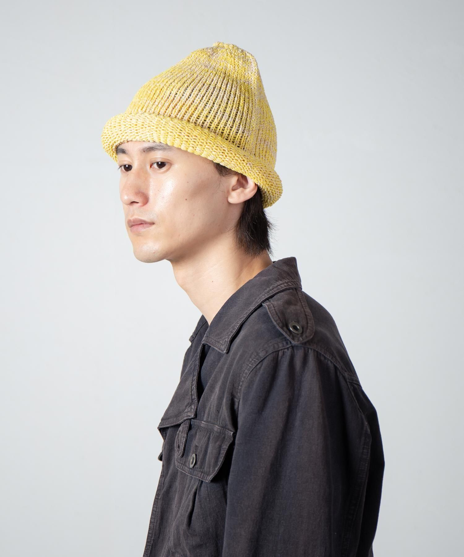 Indietro Association Roll Hand Knit Cap 097 | ロールハンドニット