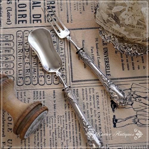 AntiqueSilver！とても素敵な純銀製カトラリーセットです♪
