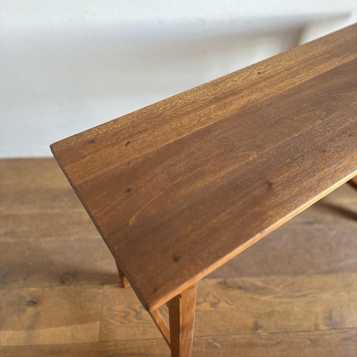 長机/テーブル/ブックシェルフ付き/04457 - 古家具・古道具