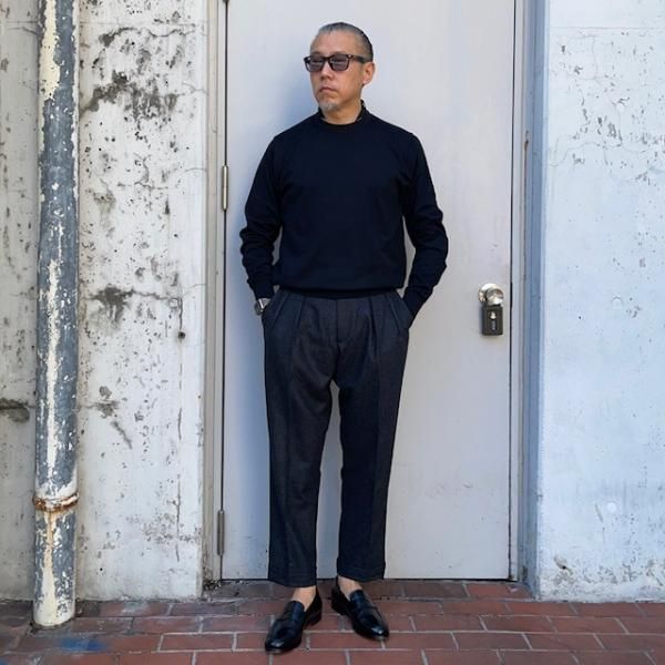 BERWICH 【ベルウィッチ】 ”Scotch” VBC社製フランネル使用ベルトレス