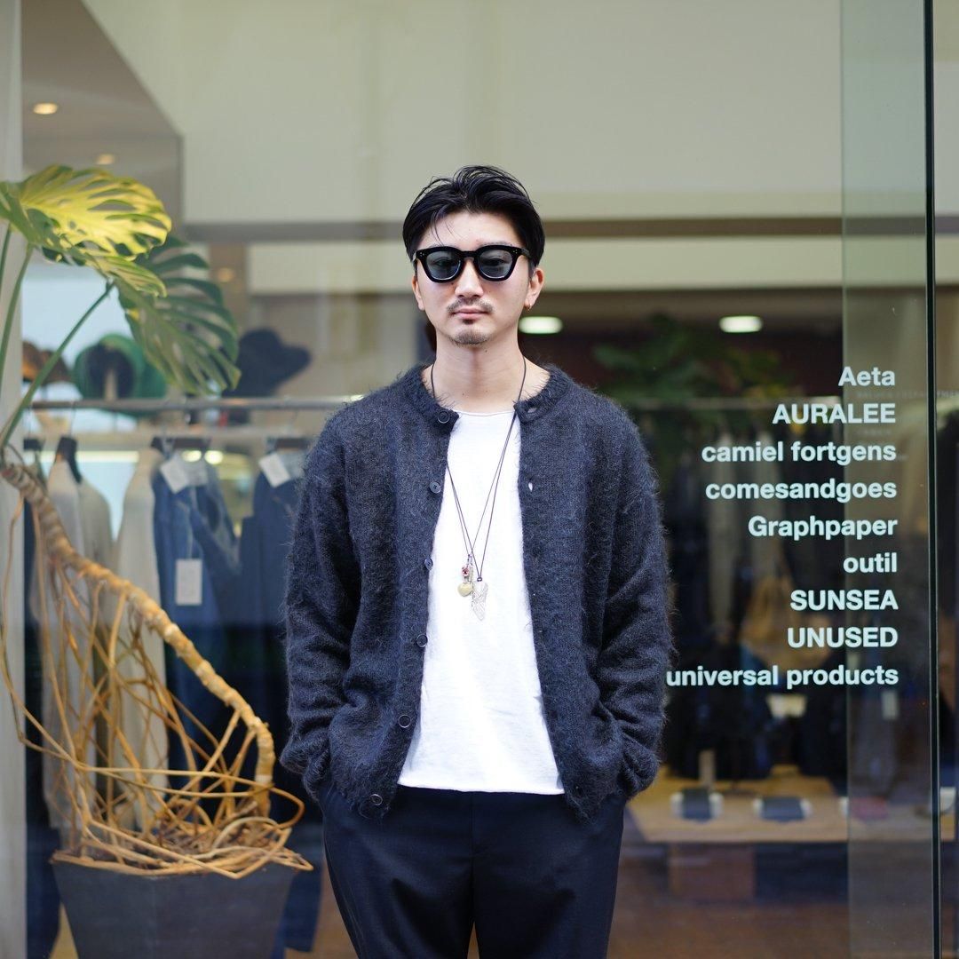 AURALEE (オーラリー) Brushed Super Kid Mohair Knit Cardigan