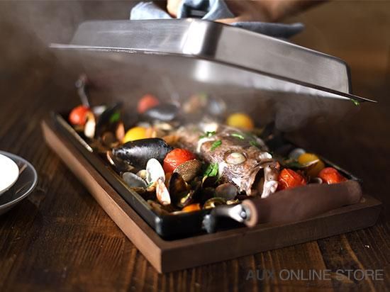 鉄板大 角蓋付き 【大人の鉄板】 OTS8111 - オークス公式