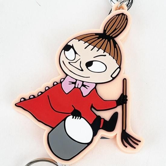 ムーミン MOOMIN キーチェーン ラバーリールウォッチ リトルミイ