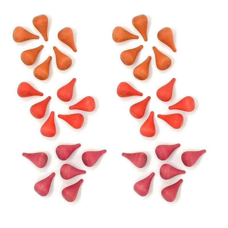 炎のような形の積み木 さあ、何してあそぼう？ グラパット/GRAPAT