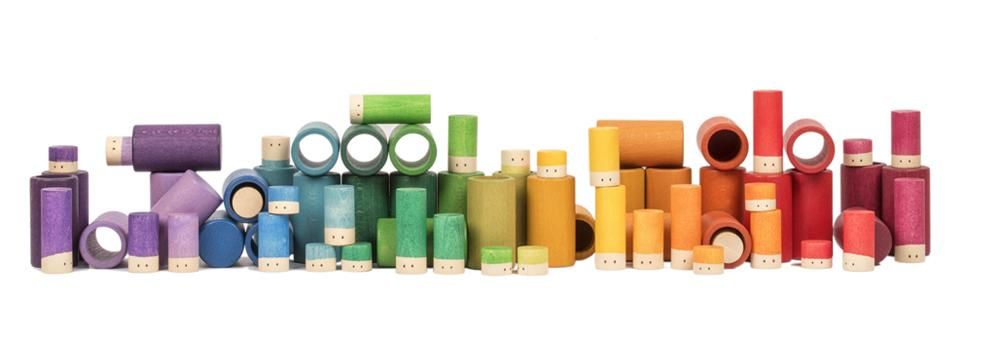 ローラ/Lola GRAPAT/グラパット スぺインの積み木の人形 木のおもちゃ