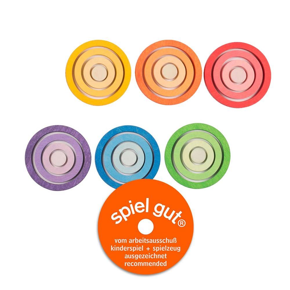 ネストリング GRAPAT/グラパット スぺインの積み木の人形 木のおもちゃ