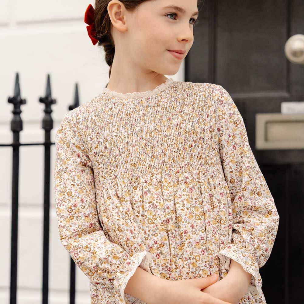 Amaia Kids - Laetitia dress - Multico mini floral アマイアキッズ