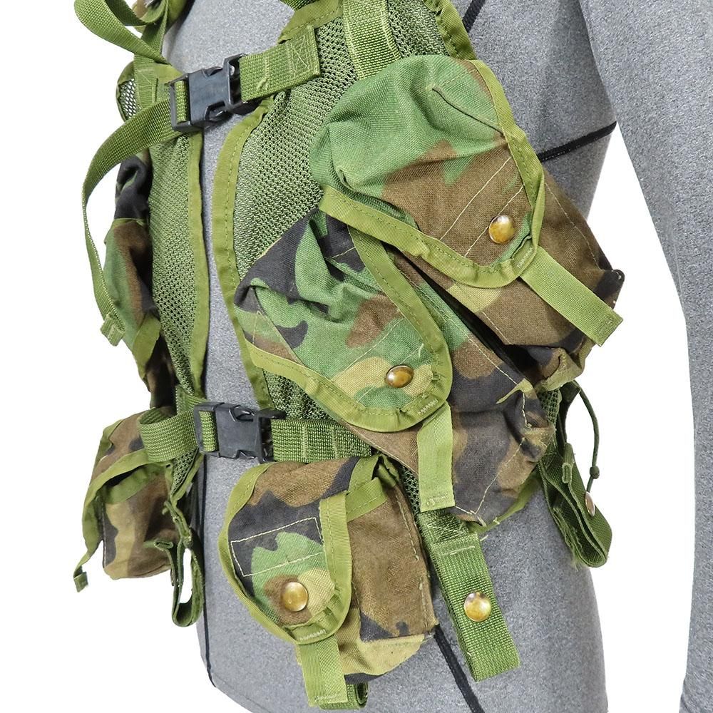 ウッドランド迷彩 TLBV|タクティカルロードベアリングベスト - -米軍放