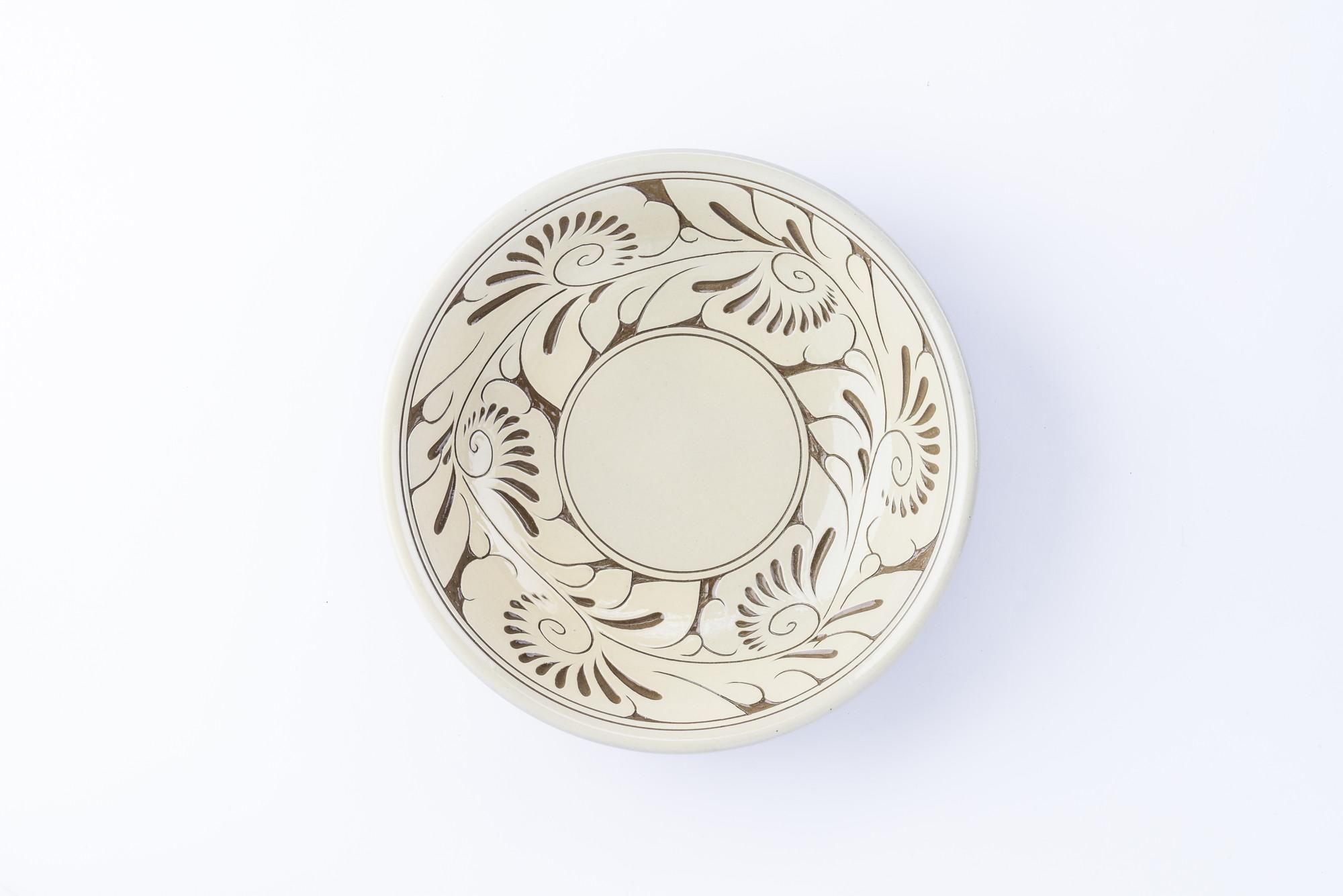 8寸皿 - 育陶園 やちむんの窯元｜沖縄の陶器 和食器などのオンライン通販