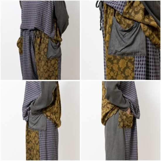 パッチワークパンツ(LIGHT GRAY / CHARCOAL) - 公式オンラインストア