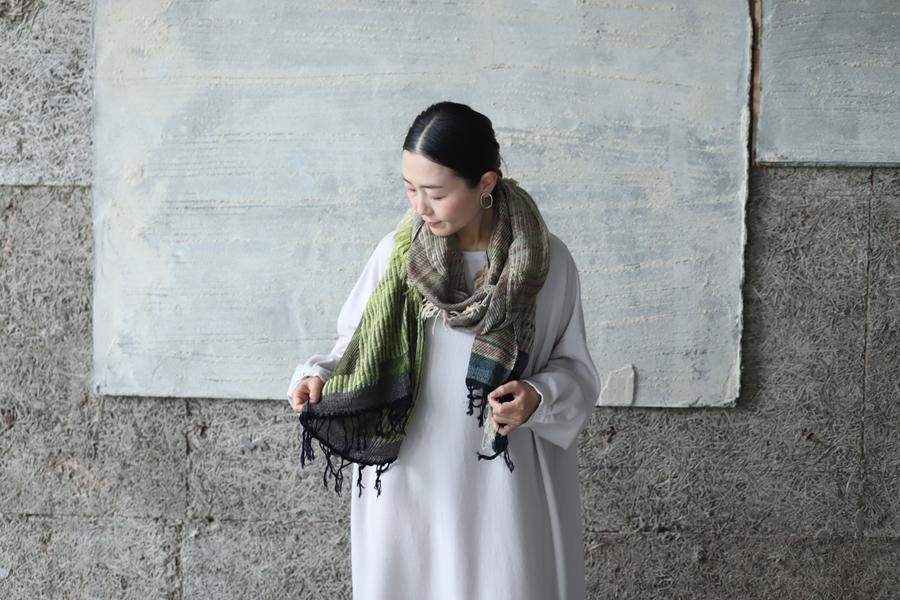 tamaki niime（タマキ ニイメ）玉木新雌 JQ shawl MIDDLE 07