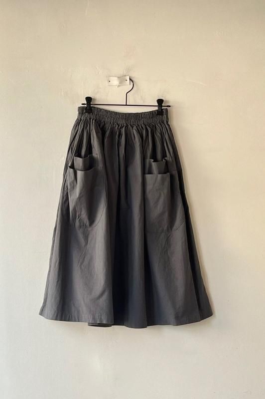 homspun バルキーシーチング ダブルポケットギャザースカート - SUSCON