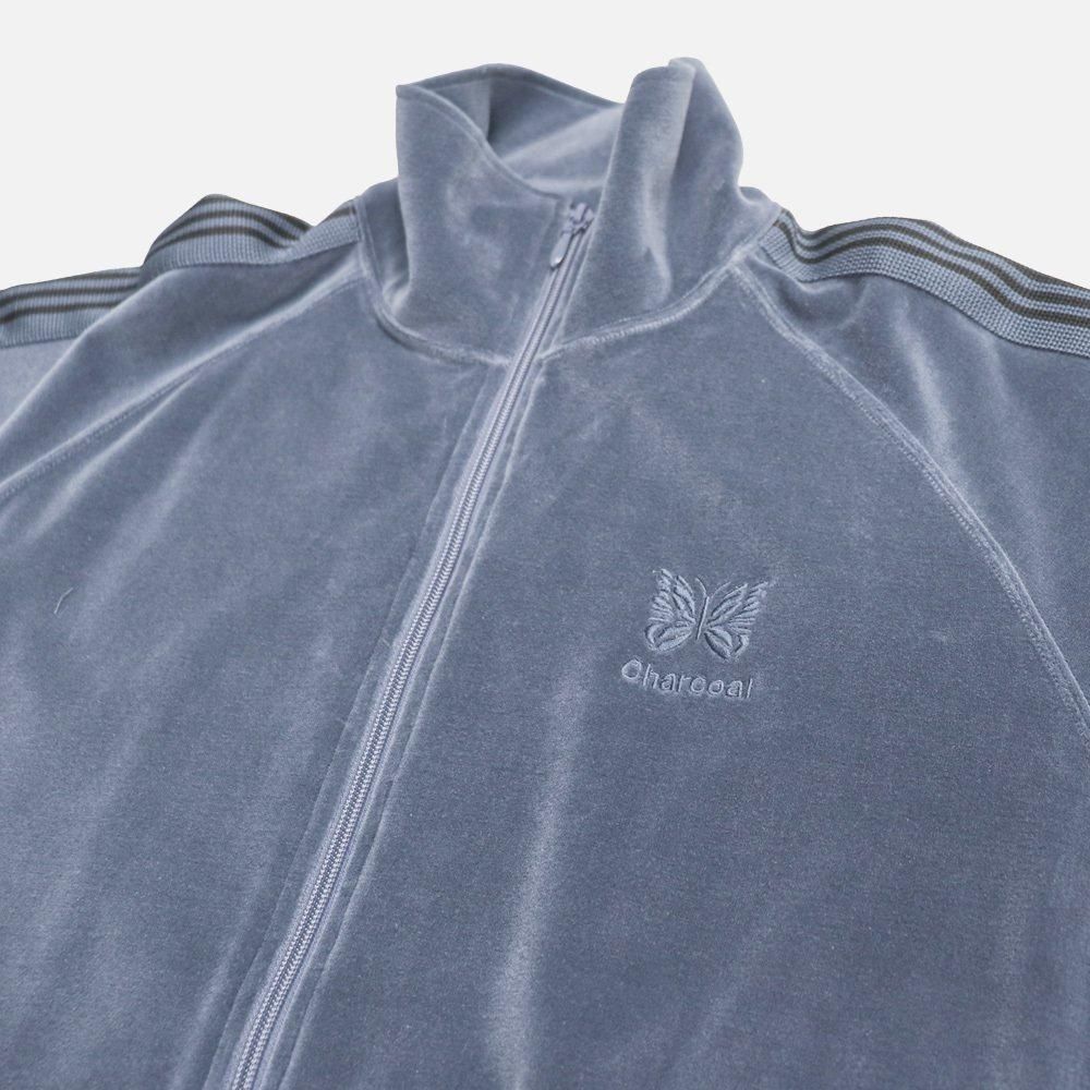 Needles（ニードルズ）〉 別注 Velour Track Jacket - Charcoal TOKYO