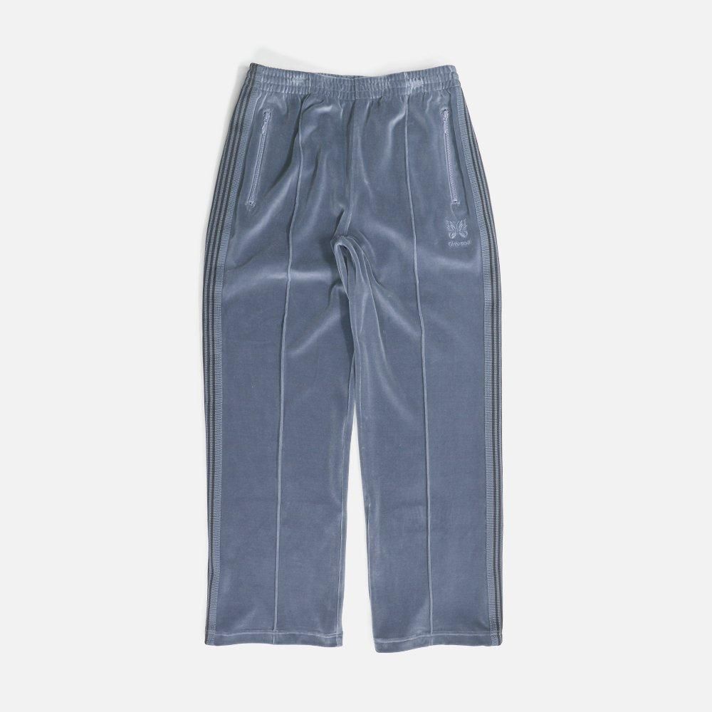 Needles（ニードルズ）〉別注 Velour Track Pant Regular - Charcoal